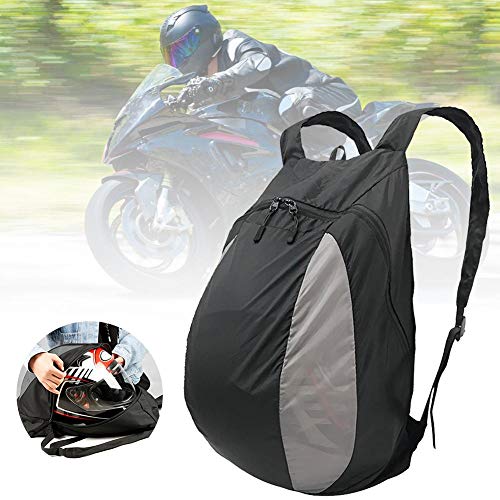 sunflowerany 28L Mochila Moto Bolsa De Casco De Motocicleta Casco De Equitación Mochila Casco Integral Mochila Nylon Portátil Bolsa De Almacenamiento Ligera para Motocicleta Deporte Senderismo