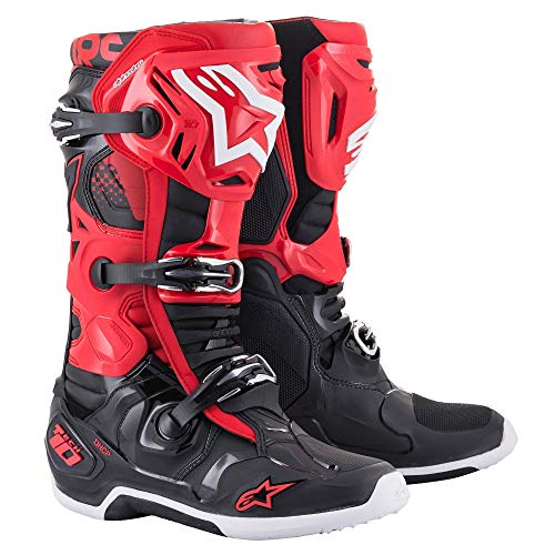 Alpinestars Crosslaarzen Tech 10 Red/Black-42 (EU)