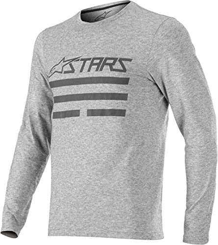 Alpinestars Merino Jersey-Manga Larga Camisa, Melangr/Lite Gray/Atlantic, XL Unisex Adulto