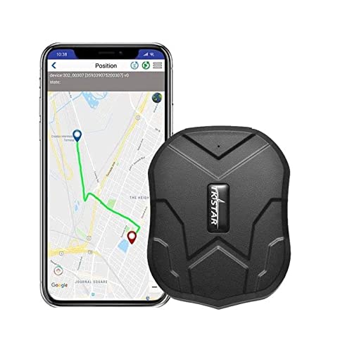 Localizador GPS para Coche, GPS Tracker en Tiempo Real Impermeable Rastreador GPS