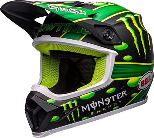 BELL HELMET MX-9 MIPS SHOWTIME MATTE BLACK/GREEN L