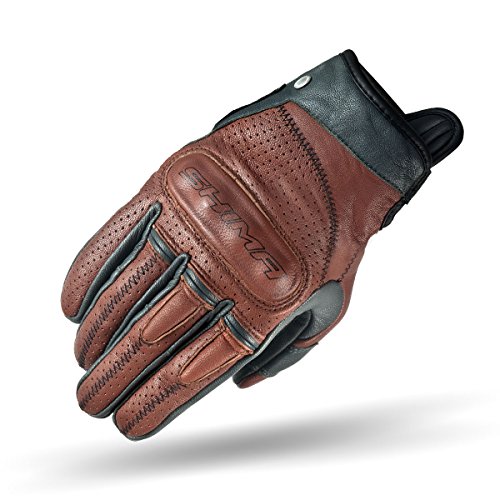 SHIMA Caliber, Guantes De Motocicleta Hombre, Marrón, M