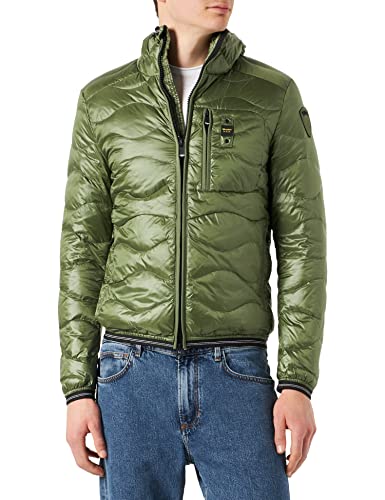 Blauer Chaqueta Corta Acolchada de Pluma, 732 Verde Loden, XL Hombres