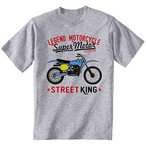 Teesandengines Bultaco pursang mkii 370 Legend Motorcycle Camiseta Gris para Hombre de Algodon Size Xxxlarge