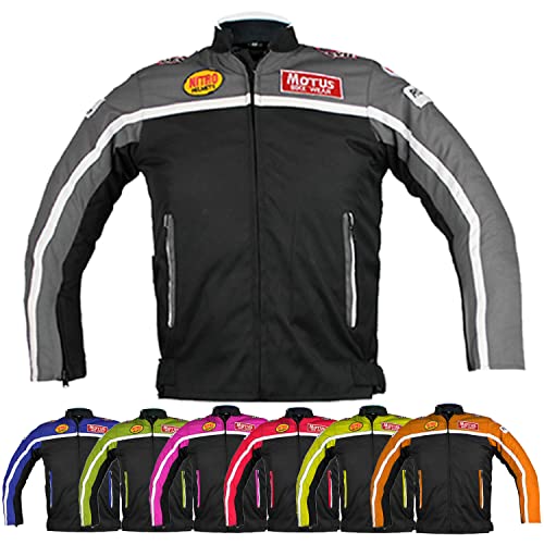 Kerozen Bambino - Chaqueta de protección transpirable para niños para motocross, para todas las cuatro estaciones, gris protector, 6 años