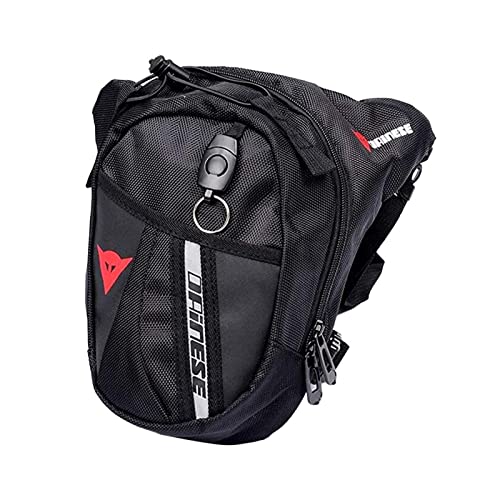 Bolsa De Pierna Para Moto Bolsa de ciclismo de deporte al aire libre Bolsa de cintura de nylon de los hombres bolsa de pierna impermeable cinturón de motocicleta excursionismo ciclismo mochila bolsas