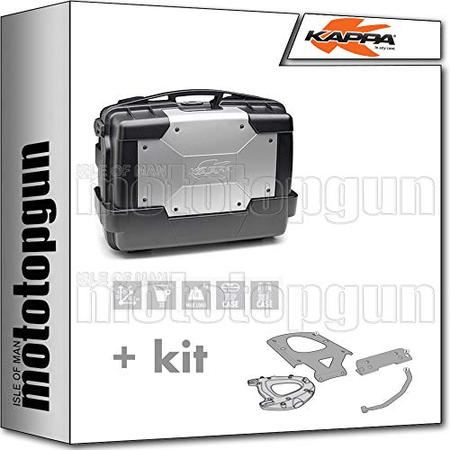 KAPPA MALETA KGR33 GARDA 33 LT + PORTAEQUIPAJE MONOKEY COMPATIBLE CON KYMCO XCITING 400I 2017 17