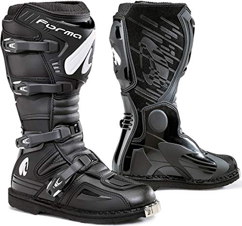 Forma Botas de moto Terrain Evo negro/amarillo neón