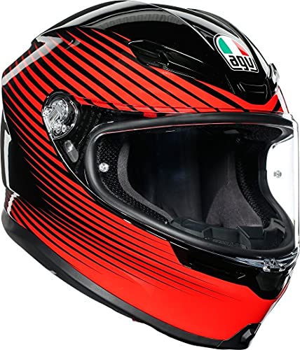 AGV Casco K6 ECE MULTI MPLK RUSH BLACK/RED L