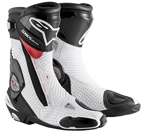 Alpinestars Botas SMX-Plus Blanco Rojo Viento