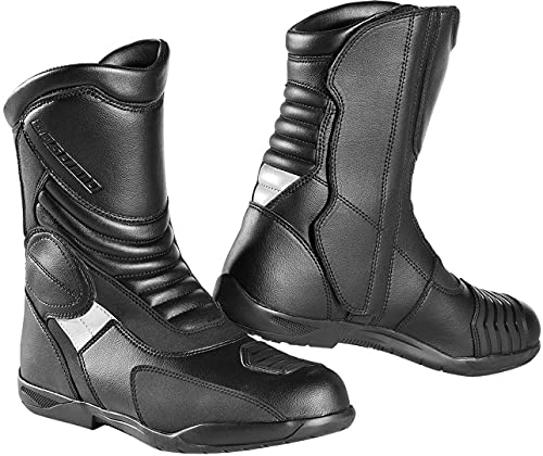 Bogotto Andamos botas de moto impermeables (Black,42)