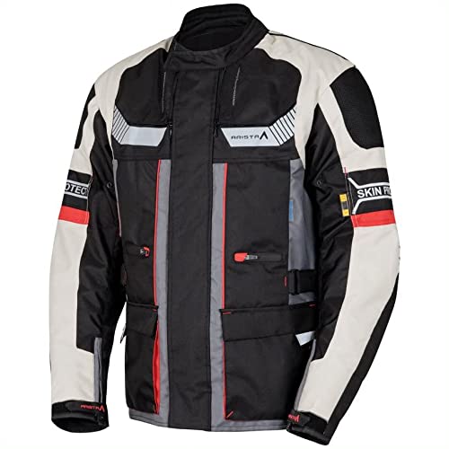 CHAQUETA DE MOTO ARISTA BLACK AVENTURA (XL)