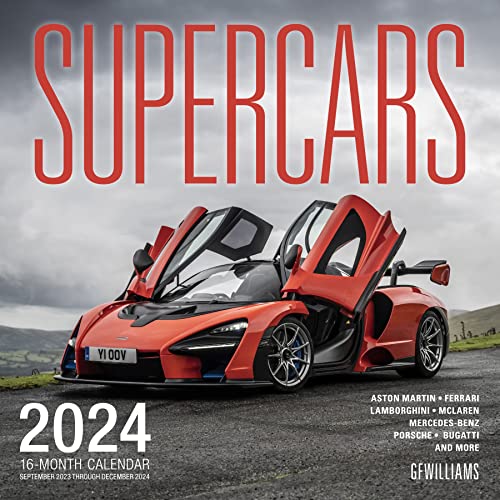 Supercars 2024: 16-Month Calendar - September 2023 through December 2024