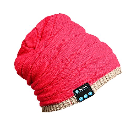 Z-P Unisex Fish Patterns Bluetooth Stereo Music Wireless Phone Music Listening Multifunction Thicken Knitted Warm Hat