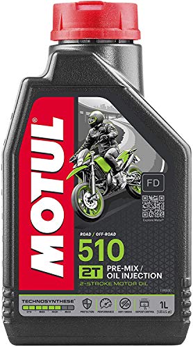 MOTUL 2T 510 - Aceite para Motor (3 Unidades, 1 L, semisintético, 3 L)