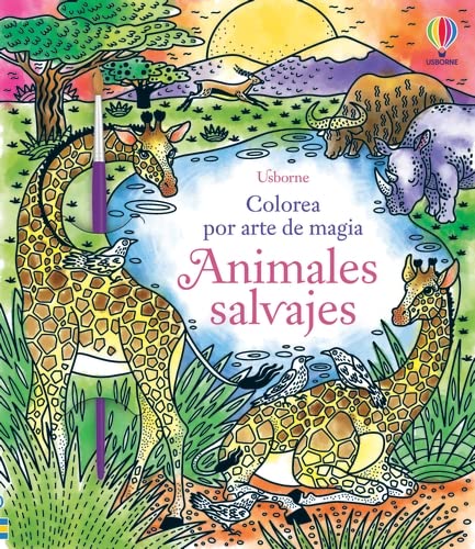 Animales salvajes (Colorea por arte de magia)