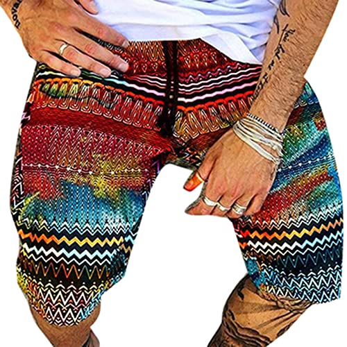 Pantalones Cortos de Playa con Estampado de Calaveras para Hombre, bañadores con cordón para Hombre, baúl con Estampado 3D Informal de Verano, Talla M-4XL