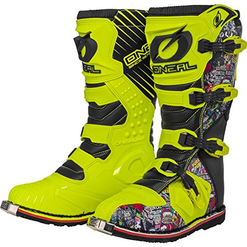 0329-011 - Oneal Rider EU Crank Motocross Boots 11/45 Multi (UK 10)