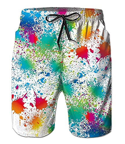 Bañador para Hombre, Pantalones Cortos con Estampado de Animales para Hombre, Pantalones Cortos Informales de Playa de Verano a la Moda, baúl Colorido de Hawaii